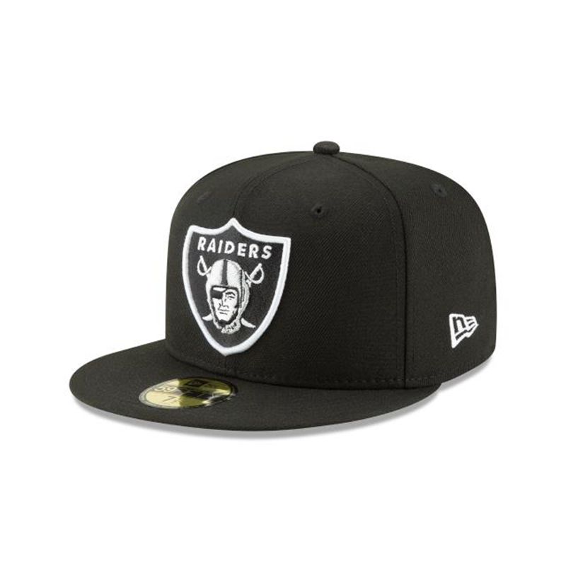 NFL Las Vegas Raiders 59Fifty Fitted (GVR3599) - Black New Era Caps